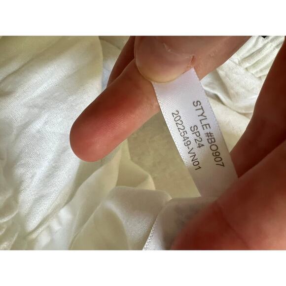 NWOT J.Crew Women’s 14T Pants White Seaside Linen Blend Pull On Trouser Summer - Picture 11 of 13